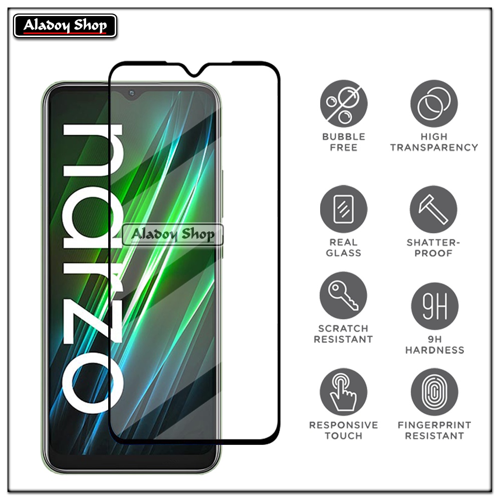 Tempered Glass Realme Narzo 50i Prime Anti Gores Layar Screen Protector