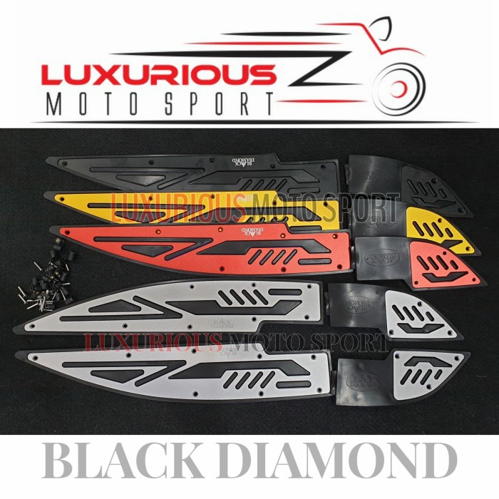 Bordes Black Diamond Pcx160 Karpet Pcx 160 Pijakan Kaki New Pcx 160