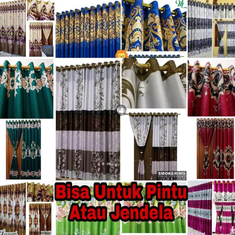 TIRAI GORDEN HORDENG PINTU JENDELA KAMAR RUANG TAMU 2022  SMOKRING 12 RING KORDEN SMOKERING MOTIF BU