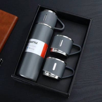 TERMOS VACUM FLASK GIFT BOX HAMPERS 500ml//TUMBLER BOTOL MINUM SET