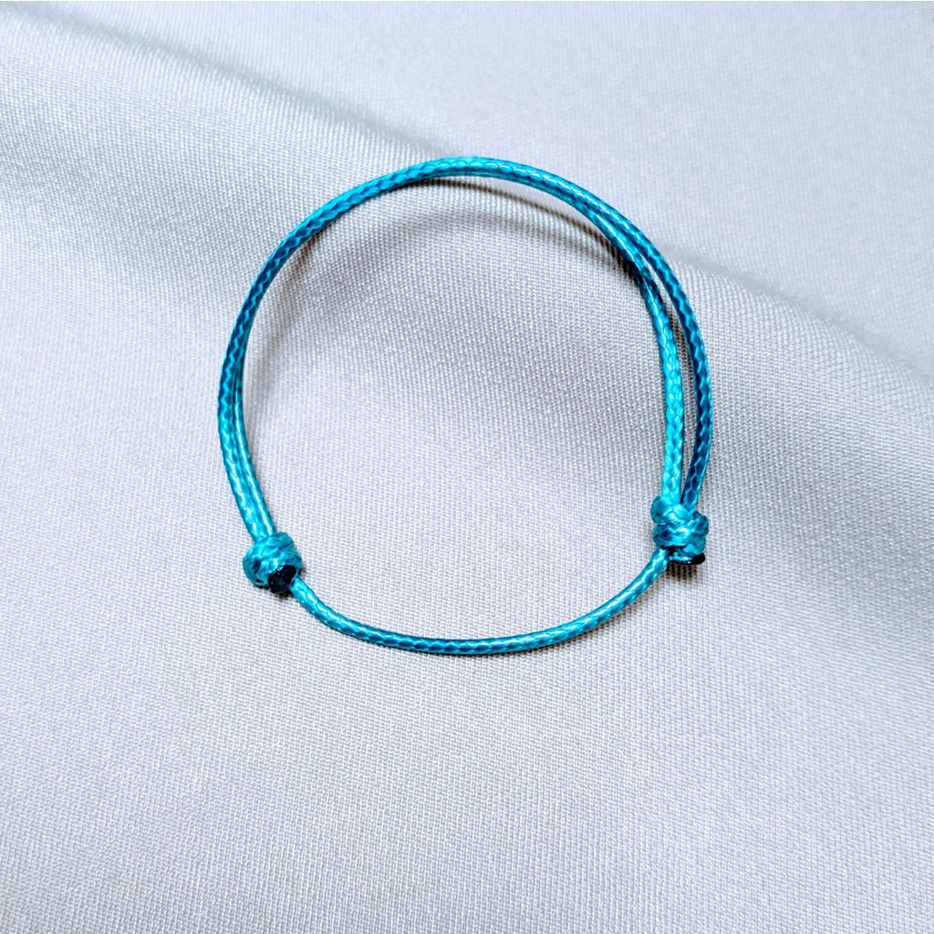 Gelang Tali Korea Polos Couple Waterproof Premium Blank Series Warna Warni