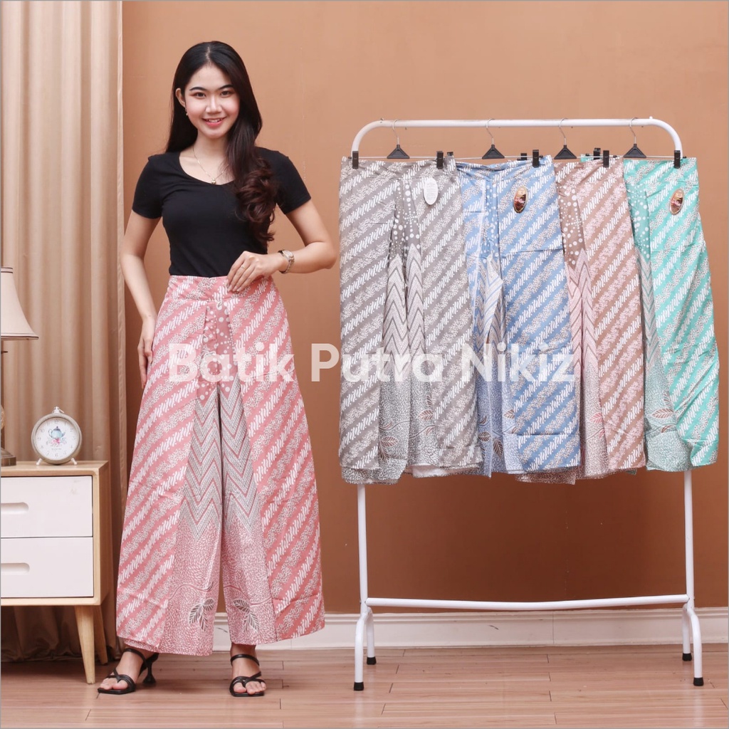 (COD) SETELAN OUTER YUKENSI  TANPA LENGAN KULOT LAYER TRENDY