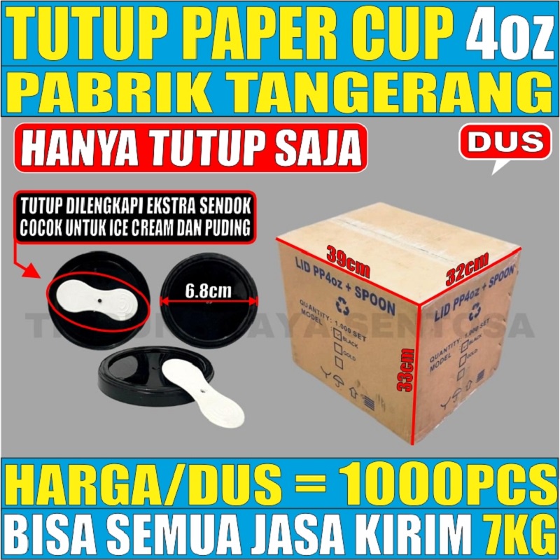 Tutup Paper Cup 4oz 8oz 12oz 16oz 22oz Per Dus Hanya Tutup Gelas Kertas Bisa Semua Js Krm