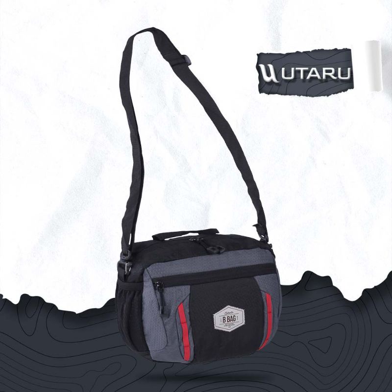 New Arrival - Tas Waistbag Pria Salempang Casual Selempang Outdoor Premium Waterproof Anti Air Tourer Shoulder Bag