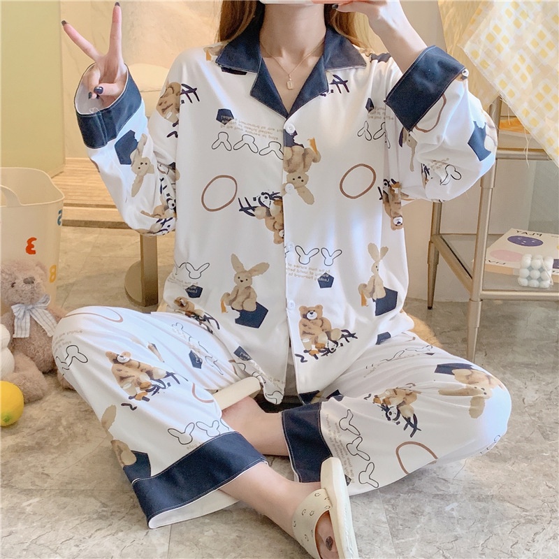 TELLY ➡️ 323 Piyama Wanita import  Baju Tidur wanita muslimah Setelan Pajamas Babydoll