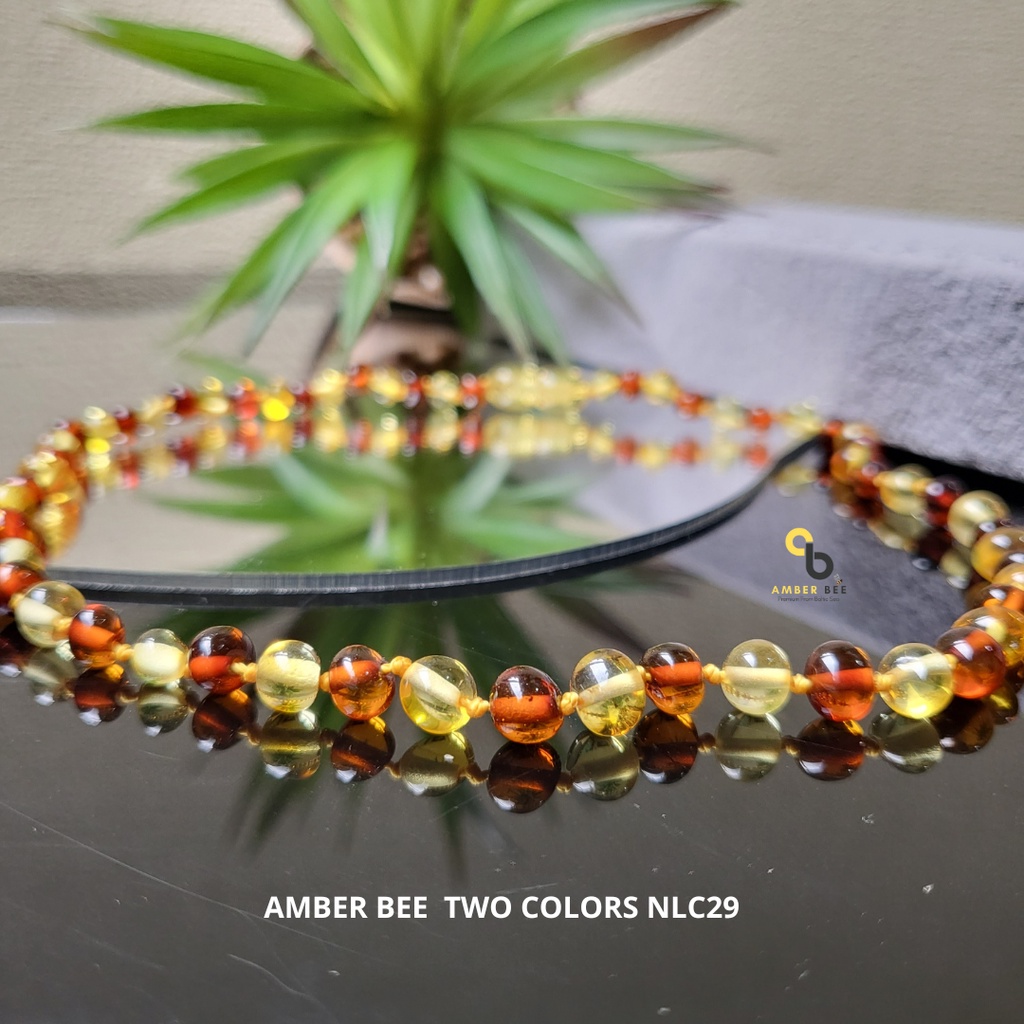 TERMURAH Kalung Amber Baltic Bayi &amp; Anak FREE Gelang by AMBER BEE