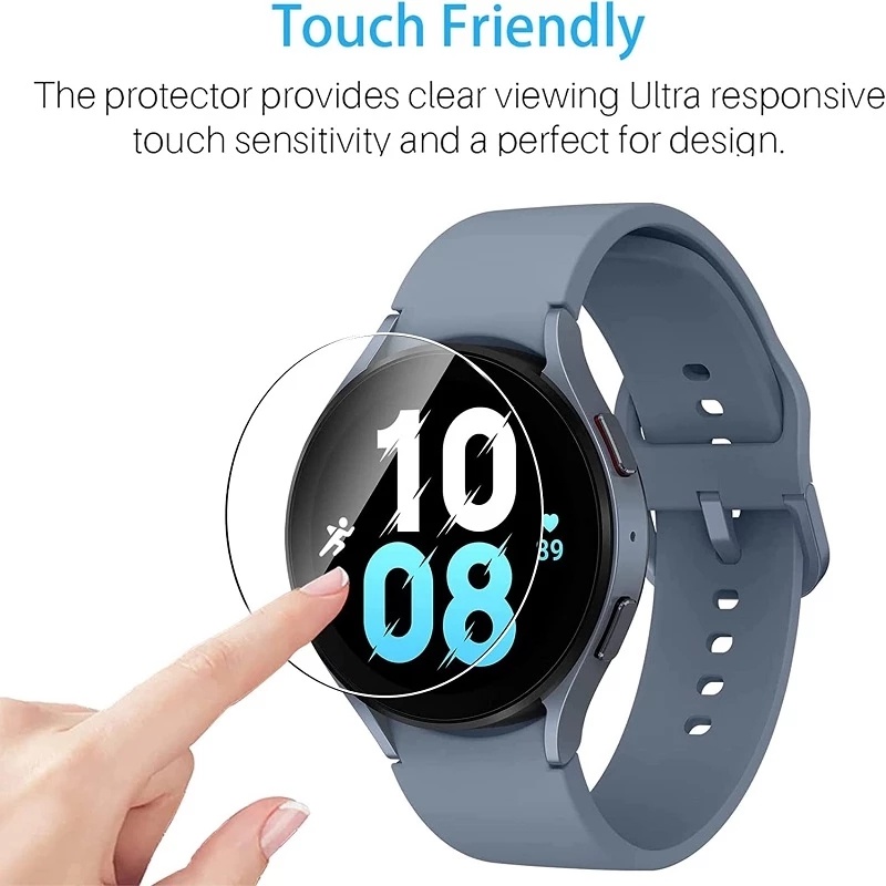 Pelindung Layar Tempered Glass HD Anti Gores Untuk Samsung Galaxy Watch 5 Pro