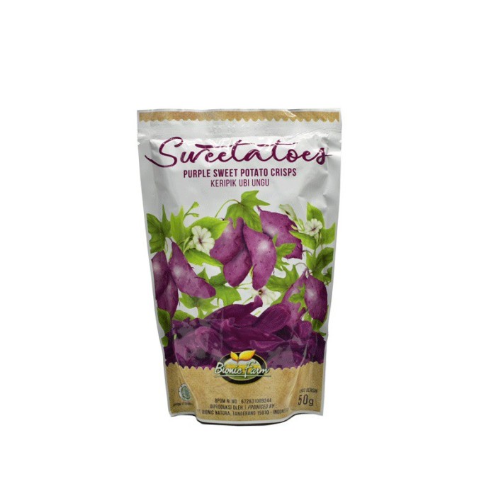 

Sweetatoes Bionic Farm - Kripik Ubi Madu Ungu - 50gr Gluten Free