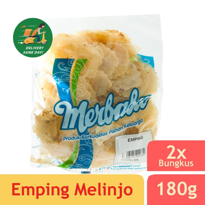 

NEW Merbabu Emping 180g x 2Pcs (Bisa Same Day Delivery)