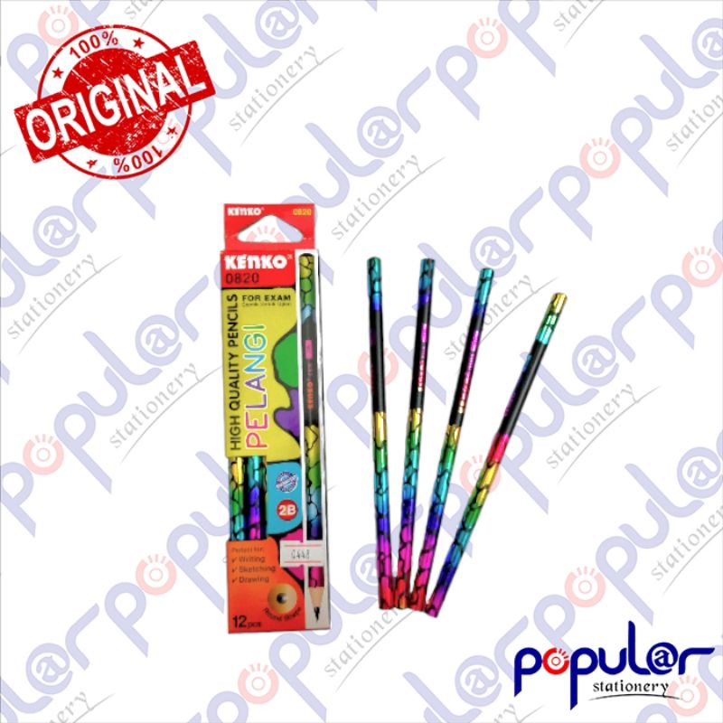 

Pensil 2B Kenko 0820 Pelangi