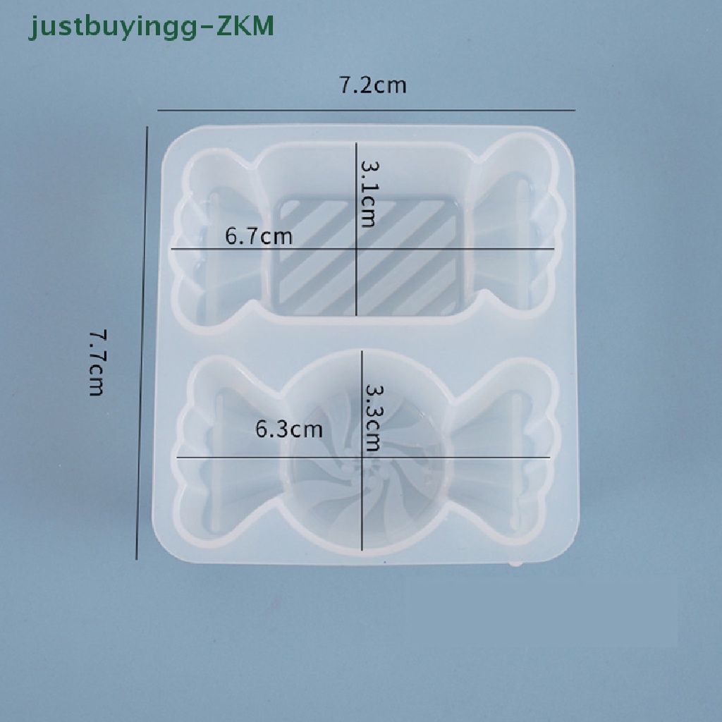 Cetakan Resin UV Bentuk Permen Gula Bahan Silikon Untuk Kerajinan Perhiasan