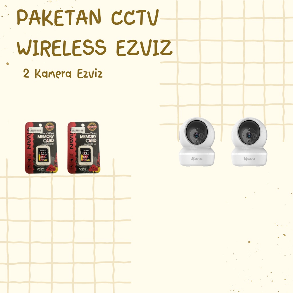 Pemasangan CCTV/ Pemasangan CCTV ezviz 2 titik/ Instalasi CCTV