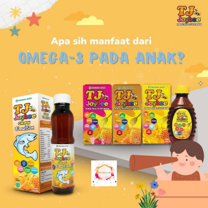 Tj joybee grow emulsion 200ml/ vitamin anak/ Tj Joybee / Tj Joybee multivitamin original / vitamin anak