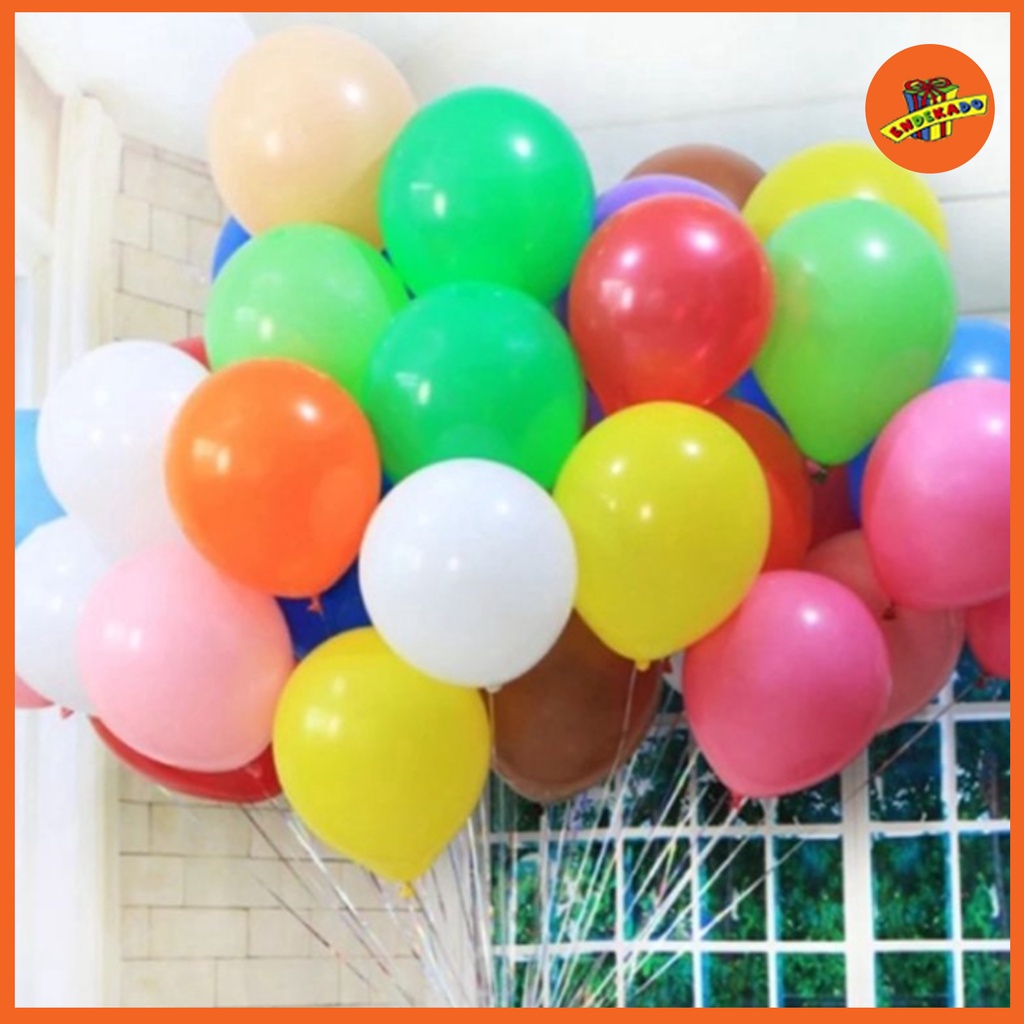 MAKASSAR! BALON LATEX DOFF - Balon Ulang Tahun - Balon HBD Isi 10pc