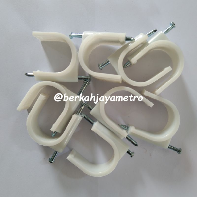 KLEM PIPA PVC 1/2 3/4 PENYANGGA PIPA