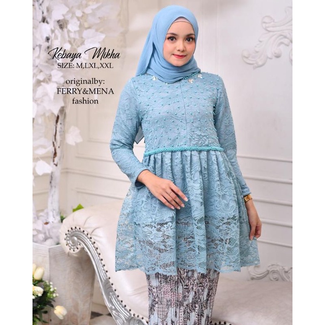 TUNIK MIKHA // BAHAN BRUKAT MIX PAYET MUTIARA // By Ferry Mena