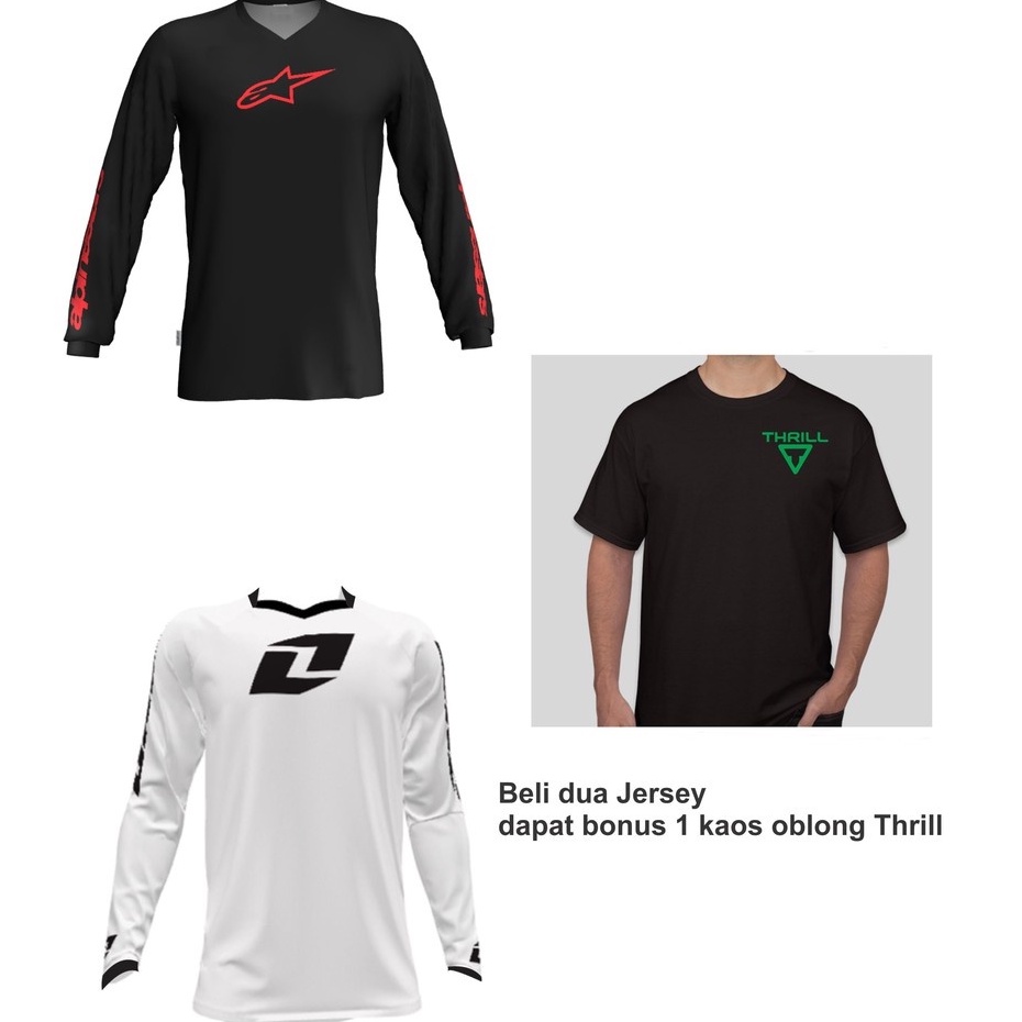 Jersey Sepeda roadbike lengan panjang