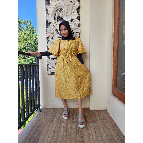 Dress Lawah Resleting/Dress Busui Bali/Dress Kekinian/Dress Modis by Larisadafana