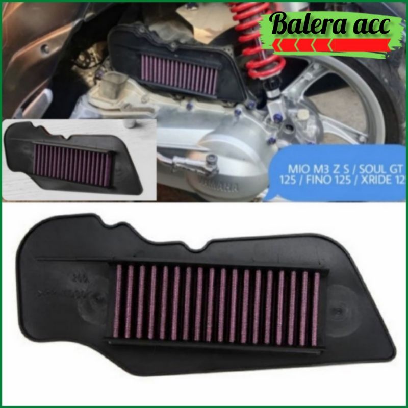 Filter Saringan Udara Mio 3 Soul GT Fino 125 XRide 125 Mio Z