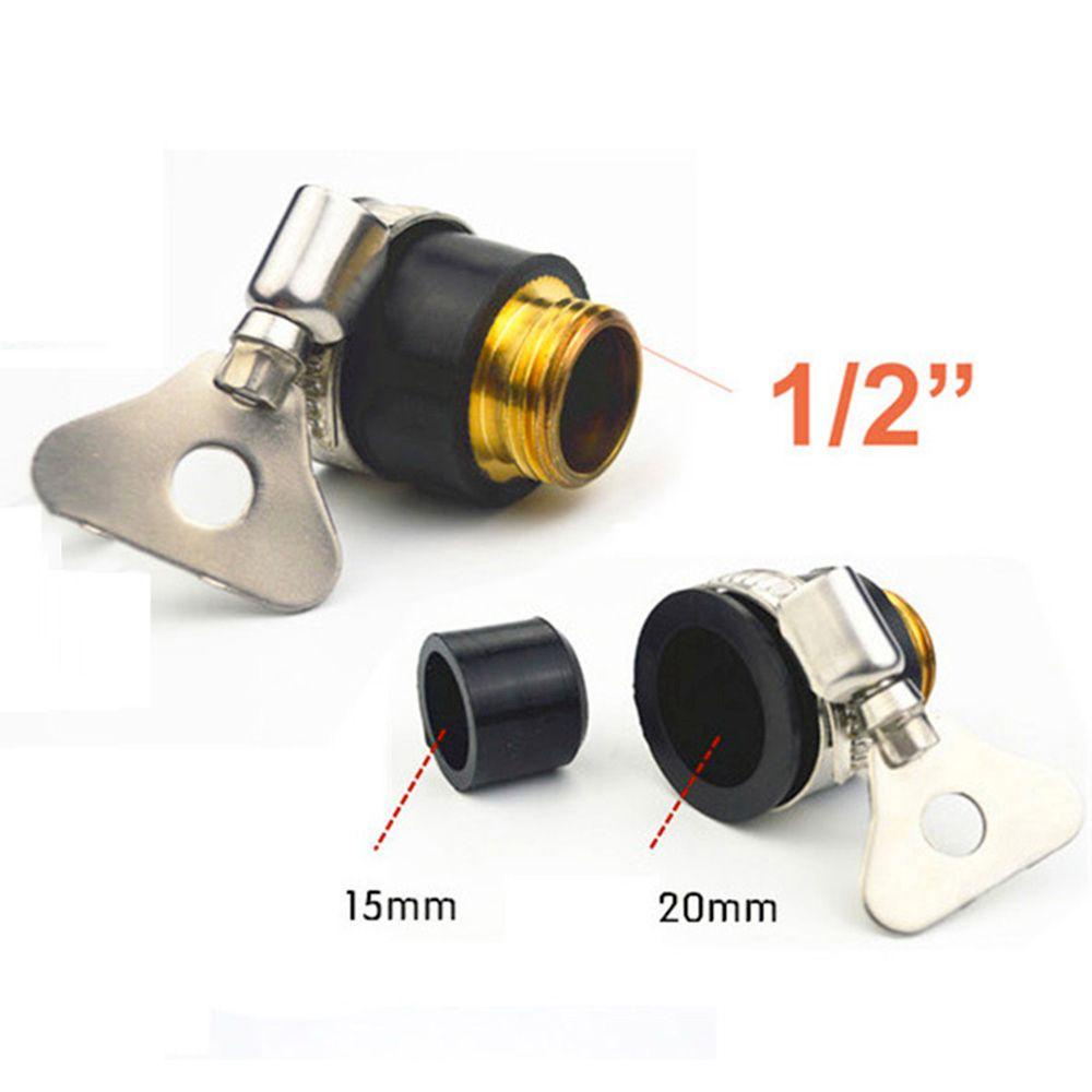 Solighter 1per2 &quot;3Per4&quot; Quick Hitch Konektor Penggantian Perbaikan Kit Water Gun Tabung Drip Thread Tap Adapter