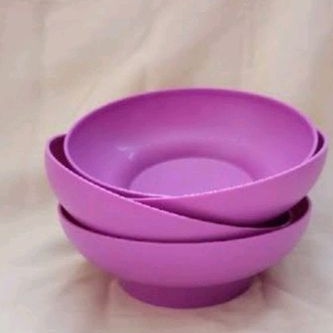 IDEAL BOWL MANGKOK  TOSCA BIRU isi 4pcs / MERAH / UNGU