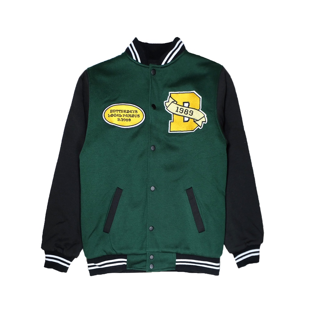 Betterdays Jaket Varsity Green - DEMON VST GRN