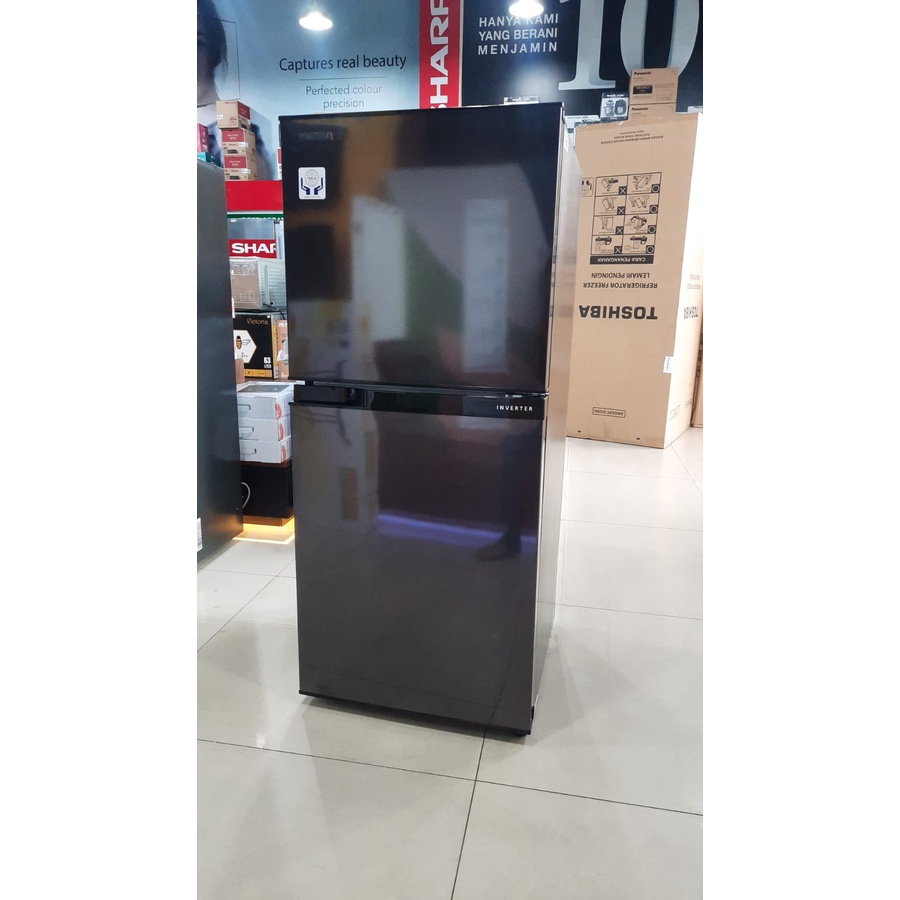 TOSHIBA KULKAS 2 PINTU LOW WATT INVERTER GR B22IS / GR-B22IS MADE IN THAILAND