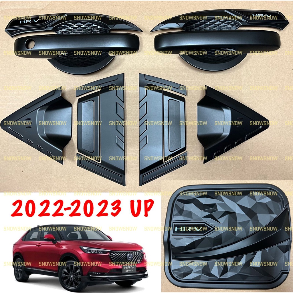 Paket Outer Handle Tank Cover Honda HRV 2022 2023 2024 Elegant Hitam