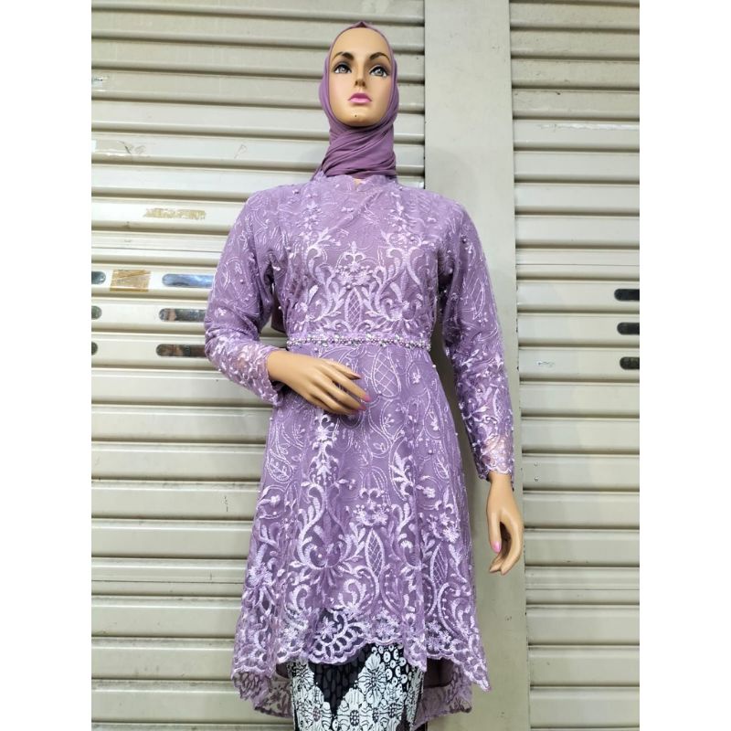 Realpict Neza kebaya setelan kebaya Lesti//kebaya brokat modern//kebaya wisuda