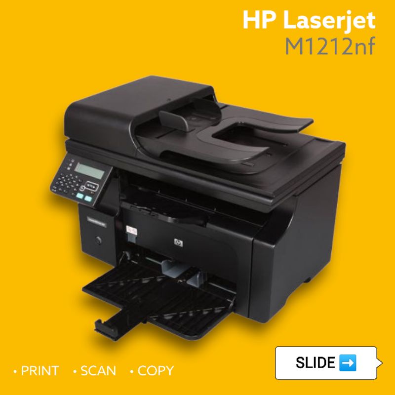 Printer HP LaserJet M1212nf monochrome A4 F4