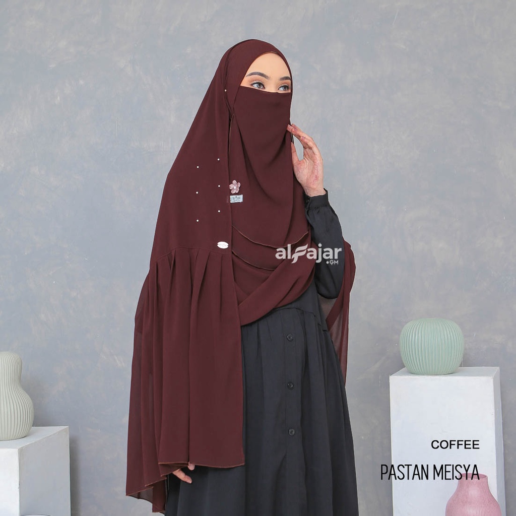Jilbab Pasmina Instan Ceruty Babydoll MEISYA by Alfajar Free Cadar