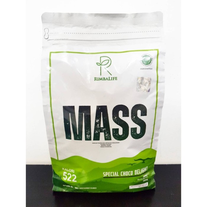 Rimba Mass 2kg 4.4lbs Rimbalife Rimba Mass Gainer Bulking Fitness