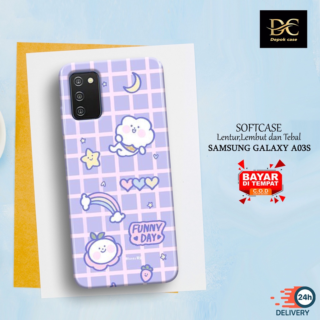 Case Samsung Galaxy A03s Terbaru - Fhasion Case KARTUN - Casing Hp Samsung Galaxy A03s Terbaru - Sof