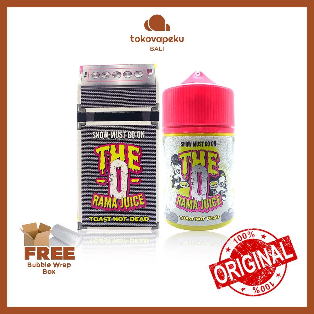 THE O RAMA JUICE V2 TOAST NOT DEAD 60ML O RAMA V2 AUTHENTIC by PODA X FATRIIO