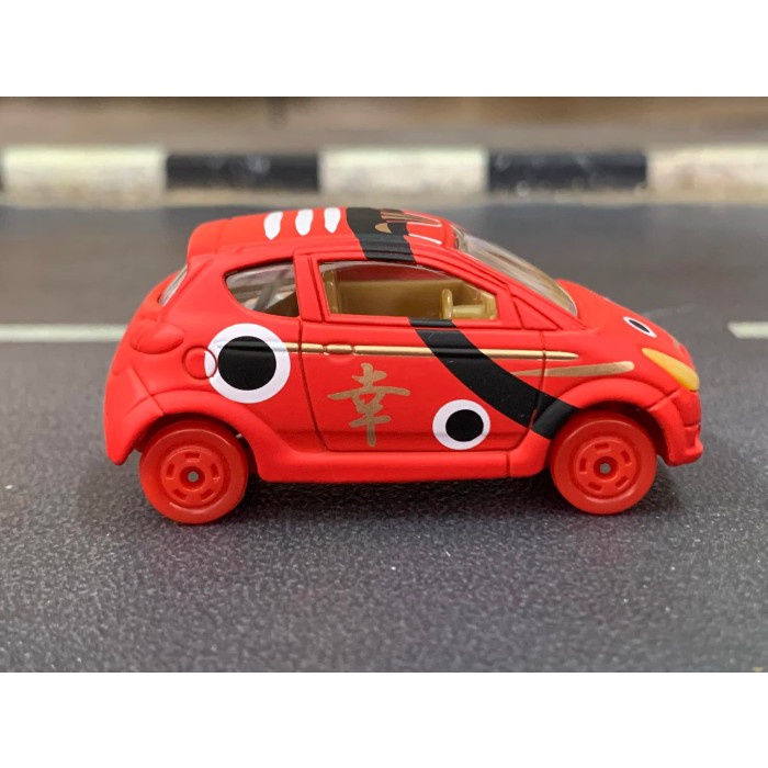 2013 Lucky Tomica Good Luck Charm Lucky Cow (Akabeko)- Subaru R1