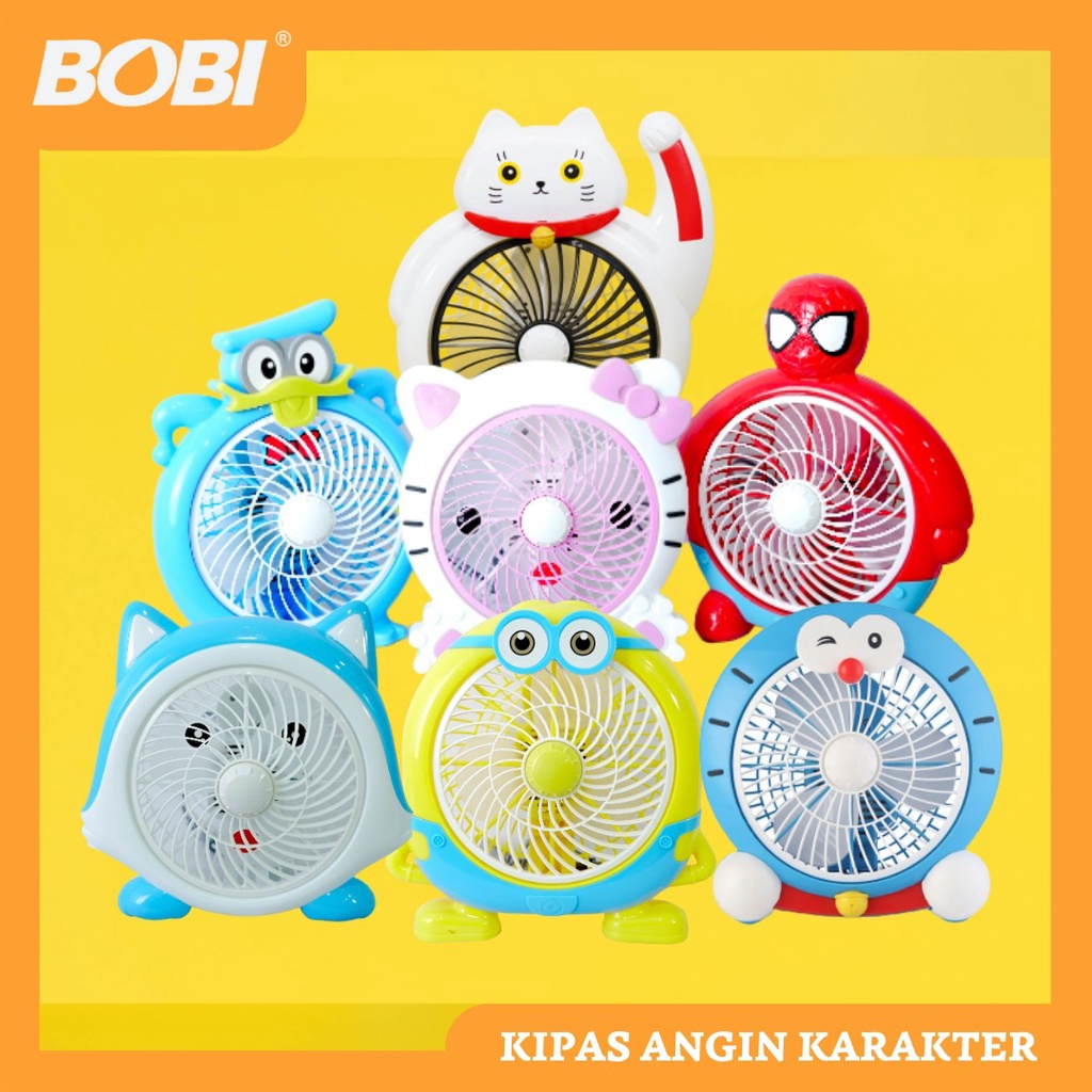 Kipas Angin Karakter / Kipas Termurah 10 inch BOBI