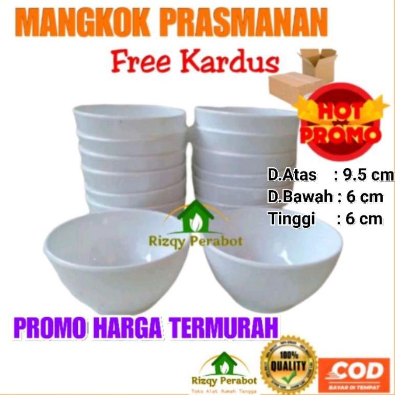 NEW MANGKOK PRASMANAN PUTIH 3.5/ MANGKUK KECIL MELAMINE/ MANGKOK SUP / MANGKUK MINI / MURAH FREE KAR