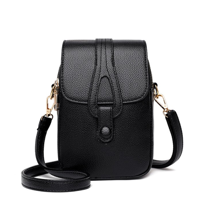 tas hp wanita tas selempang MK 8090 Tas Selempang Kulit Wanita Dompet Hp Multifungsi Mini Bag - Hita