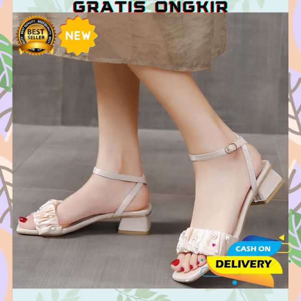 Hail Hil Wanita Murah Terbaru Heals Remaja Kondagan Sendal Hak Tinggi Cewek Korean Style Heels Wanit