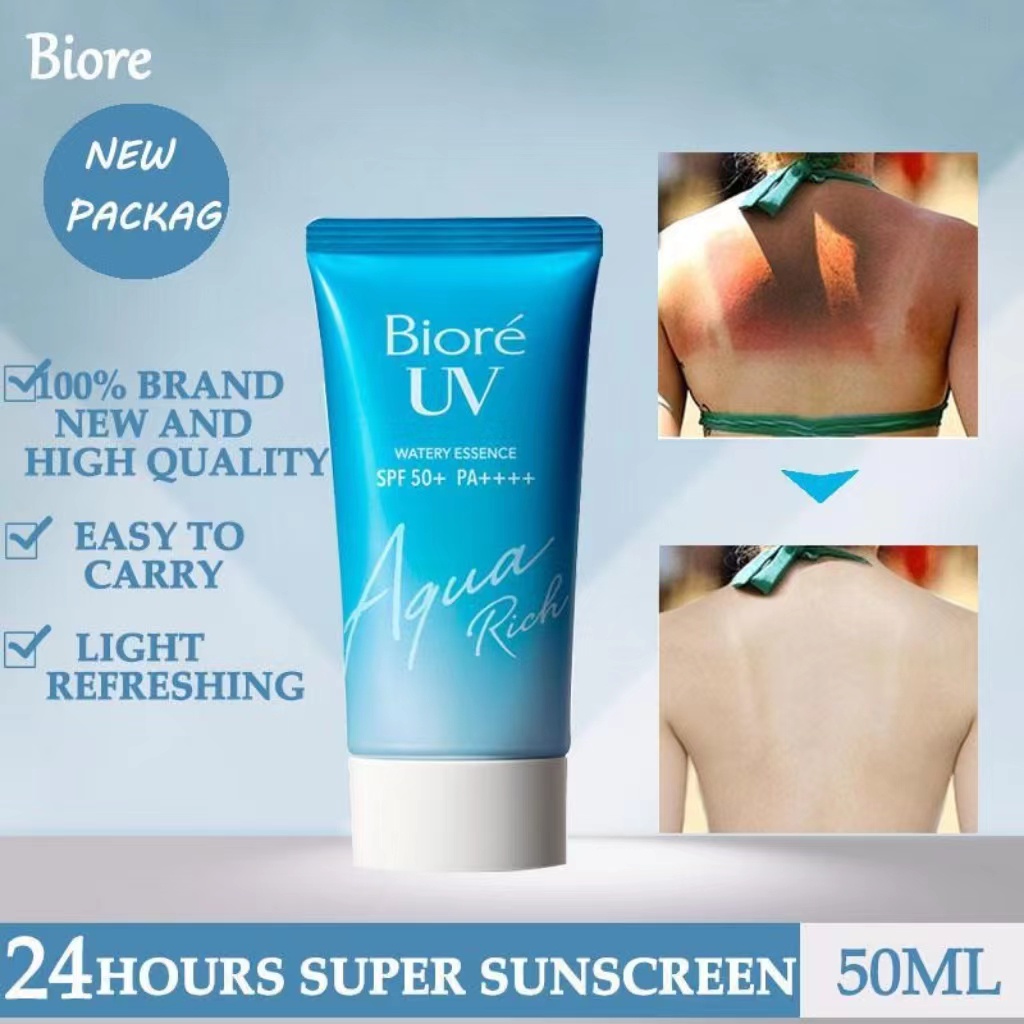 Biore UV Aqua Rich Sunscreen Watery Essence Skin Care SPF50 PA++++ 50g