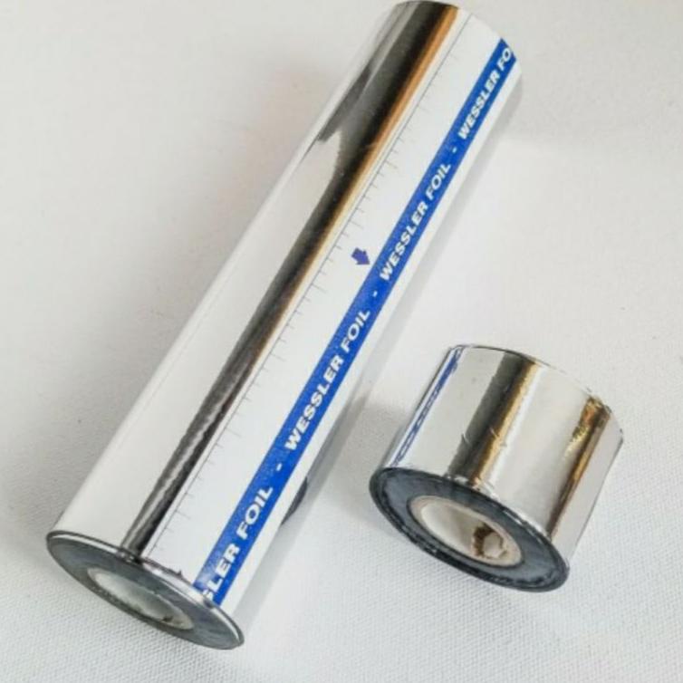 [T-AQI ✓] prada foil / prada foil emas & silver (10 Meter) / wessler foil / prada / plastik foil / p