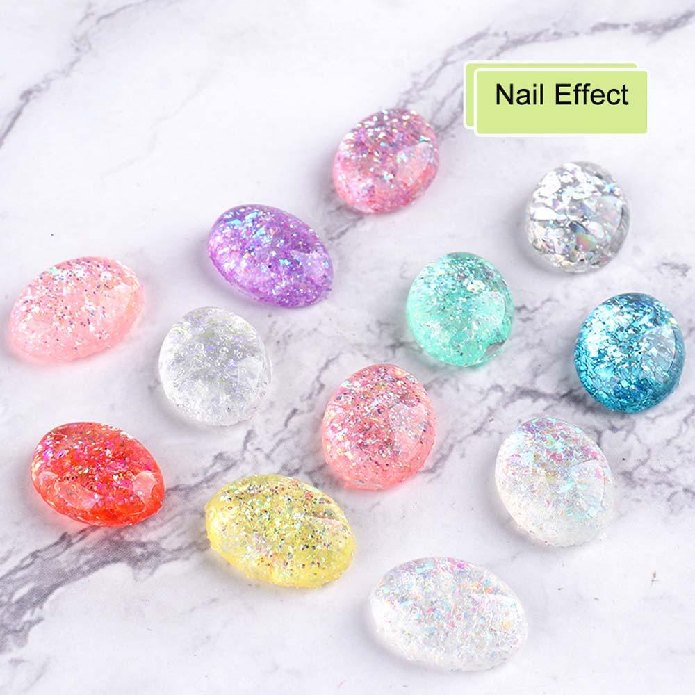 AUGUSTINA Agustinina Nail Art Sequin Beauty Aksesoris Manikur Laser Ultra-Tipis