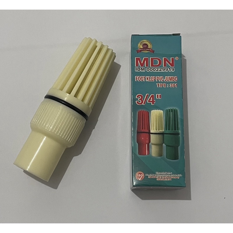 Foot klep foot valve pvc jumbo 3/4” Mdn