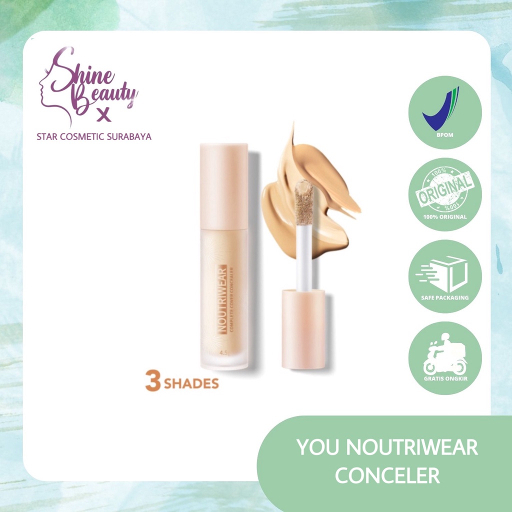YOU Noutriwear+ Complete Cover Concealer / corrector / konsiler / consiler you / konsiler you / core