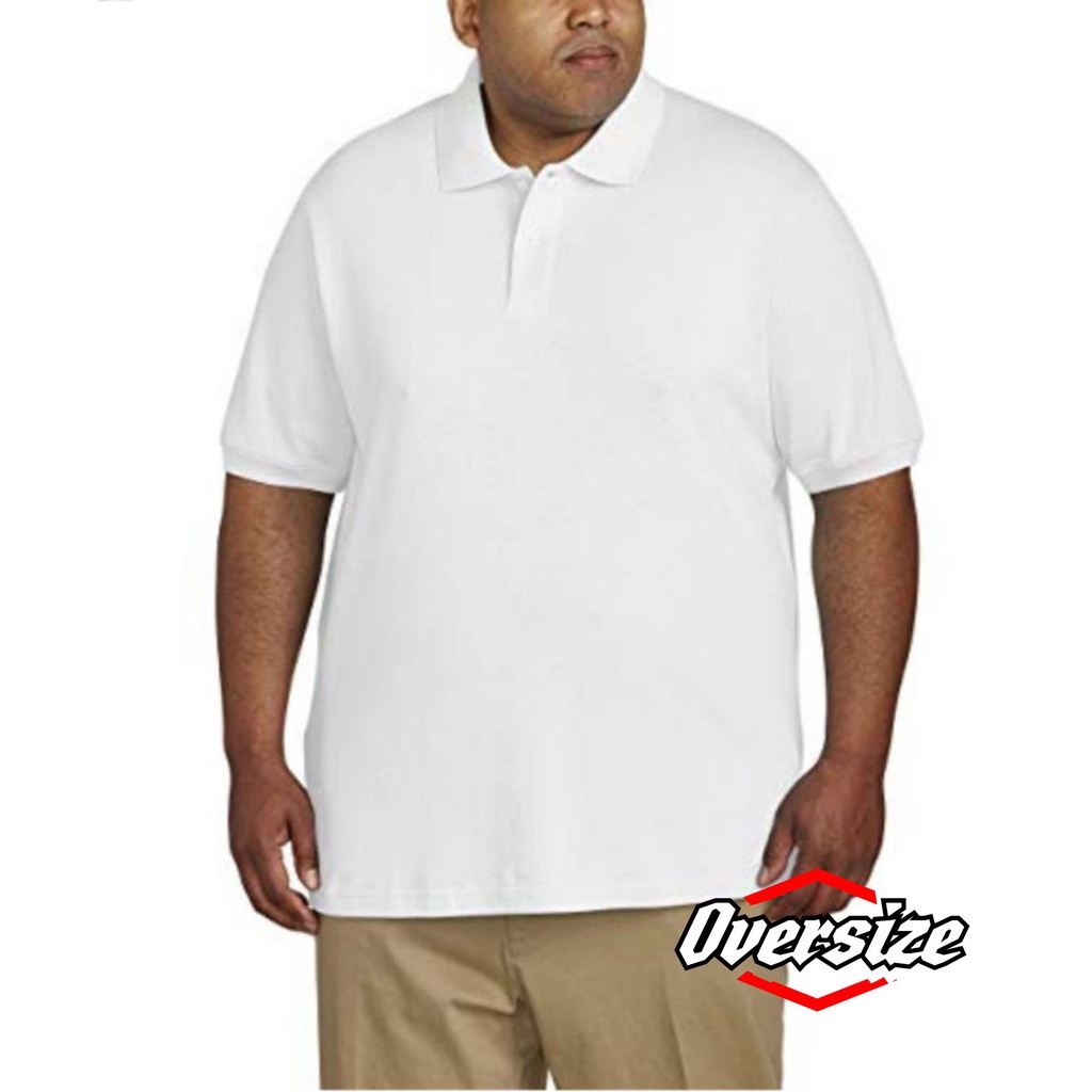 KAOS KERAH BIG SIZE KAOS POLO POLOS PREMIUM KAOS PRIA LENGAN PENDEK KAOS JUMBO M L XL 2XL 3XL 4XL 5X