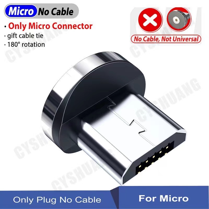 KABEL DATA LAMPU LED 3A JACK 3 IN 1 CHARGER MAGNET FAST ORIGINAL LED-4