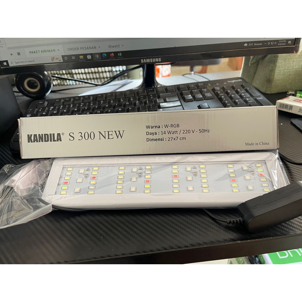 LAMPU AQUARIUM KANDILA LED RGB- S300 14W / KANDILA S 300 NEW