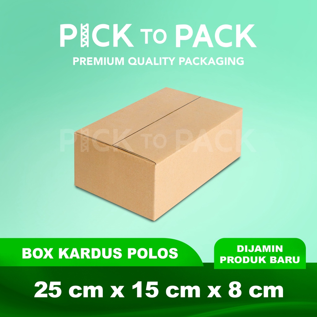 

Kardus Box Karton 25X15X8 Polos - Baru - Murah