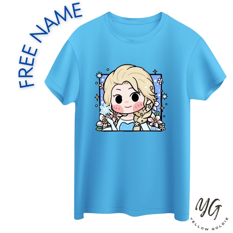 CUSTOM KAOS KELUARGA FROZEN ANAK DEWASA COUPLE