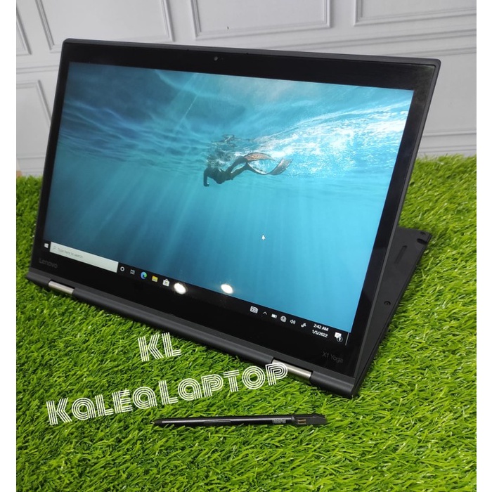 {bekas} Laptop Lenovo X1 YOGA 2nd Core i5 GEN 7 RAM 8 SSD 512 MULUS NO MINUS - CORE I5 GEN 7 RAM 8 S